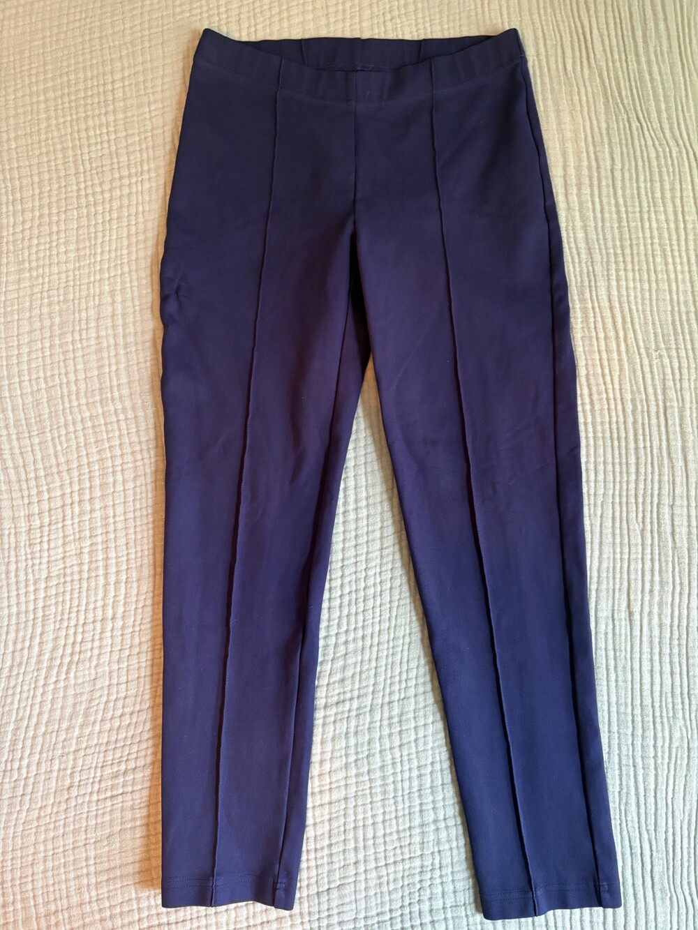 Lilly Pulitzer Navy Blue Pants Medium Elastic Waistband